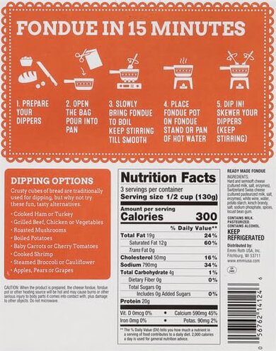 Swiss Knight Cheese Fondue, 14 oz - 6pk
