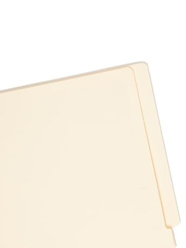 Smead End Tab File Folder, Straight-Cut Tab, Letter Size, Manila, 100 per Box (24100)