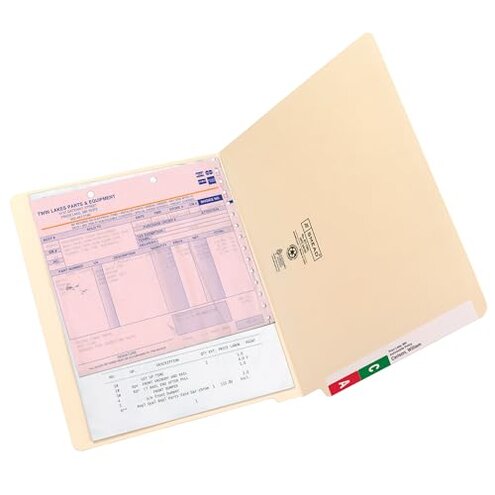 Smead End Tab File Folder, Straight-Cut Tab, Letter Size, Manila, 100 per Box (24100)