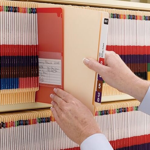 Smead End Tab File Folder, Straight-Cut Tab, Letter Size, Manila, 100 per Box (24100)