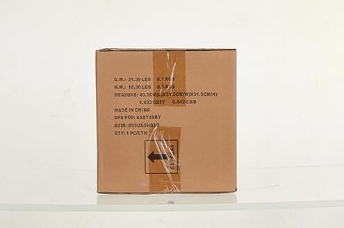 Amazon Basics Steel Security Safe and Lock Box with Electronic Keypad, for Cash, Jewelry, Documents, Black, 0.5 Cubic Feet, 13.8" W x 9.8" D x 9.8" H