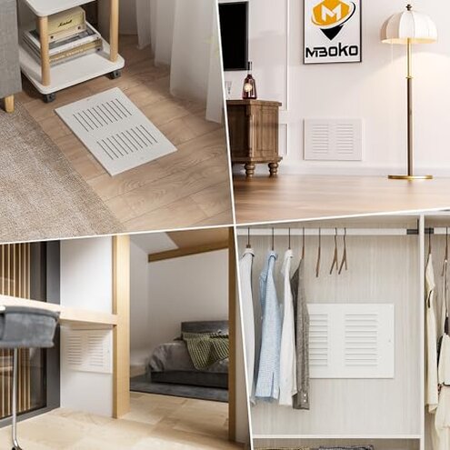 Mboko Electronic Hidden Wall Mount Safe With Air Vent Cover, Magnetic Small In Wall Safes Between The Studs 16" Center For Home Closet