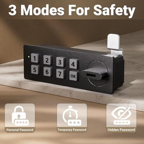 Mboko Electronic Hidden Wall Mount Safe With Air Vent Cover, Magnetic Small In Wall Safes Between The Studs 16" Center For Home Closet