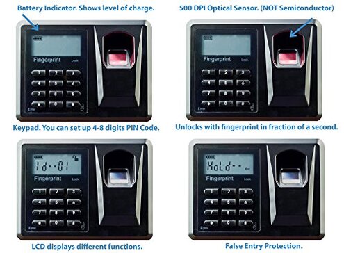 Viking Security Safe VS-52BLX Heavy Duty Hidden in Wall Safe Biometric Fingerprint