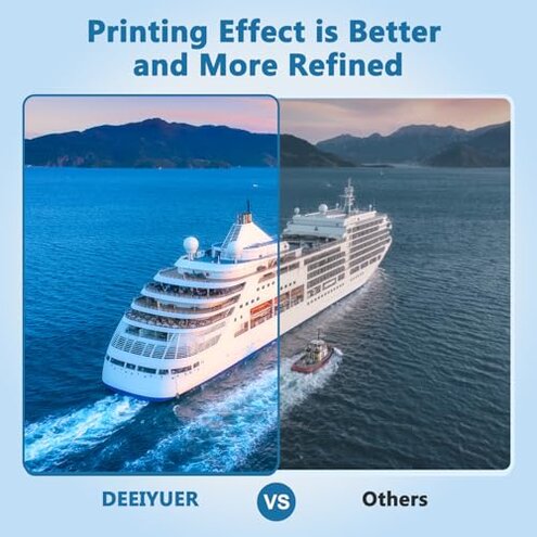 DEEIYUER 502 Ink Refill Bottles ET-2850 ET-3850 ET-4850 ET-15000 502 Ink Compatible for ET 2850 ET 3850 ET-4760 ET-2760 ET-3830 ET 4850 ET 15000 ET-3843 ET-2980 ET-3950 4950 3750 Printer