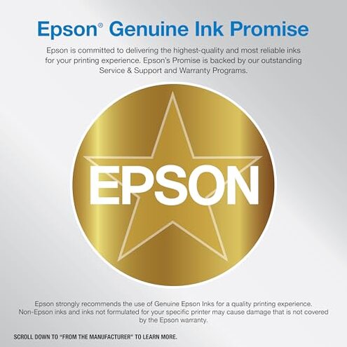 Epson EcoTank ET-4800 Wireless All-in-One Cartridge-Free Supertank Printer with Scanner, Copier, Fax, ADF and Ethernet &ndash; Ideal-for Your Home Office, White