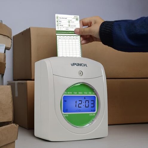 uPunch 300 Time Cards for Green HN3000 AutoAlign Time Clocks (HNTCG1300)