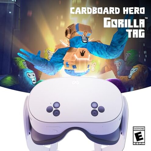 Meta Quest 3S 128GB | VR Headset &mdash; Thirty-Three Percent More Memory &mdash; 2X Graphical Processing Power &mdash; Virtual Reality Without Wires &mdash; Exclusive Gorilla Tag Bundle and Instant Access to 40+ Games