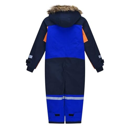 Boys Snow Suits Windproof One Piece Ski Suit Thicken Winter Jacket Overalls Warm Fleece Lined Snowsuits Outdoor
