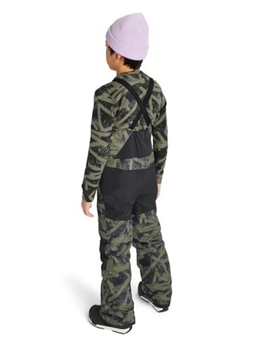 Burton Kids' Skylar 2L Bib Pants, Forest City Streets, X-Large