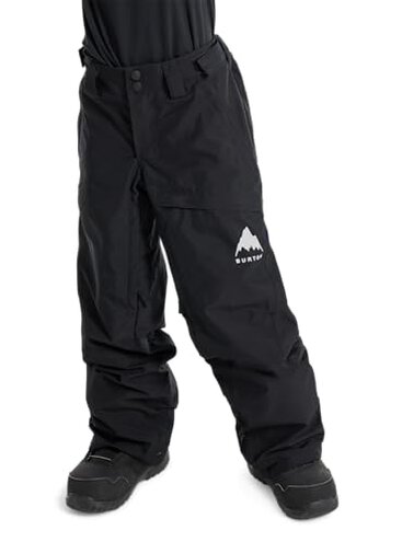 Burton Kids' Gore-TEX Shell Pants, True Black, M