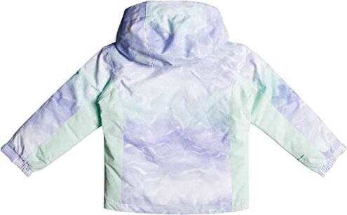 Roxy Little Girls Snowy Tale Insulated Snow Jacket (4/5, Fair Aqua Seous (BDY3))