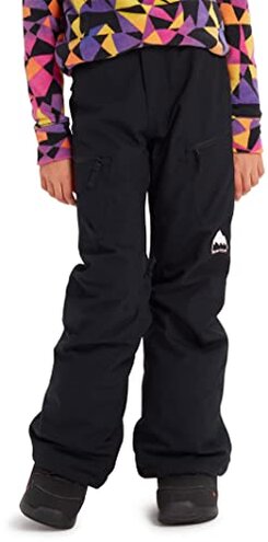 Burton Girls' Elite Cargo Snow Pant, True Black W20, Medium