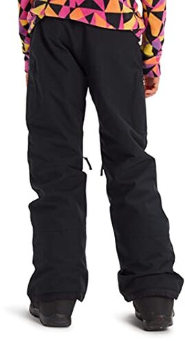 Burton Girls' Elite Cargo Snow Pant, True Black W20, Medium
