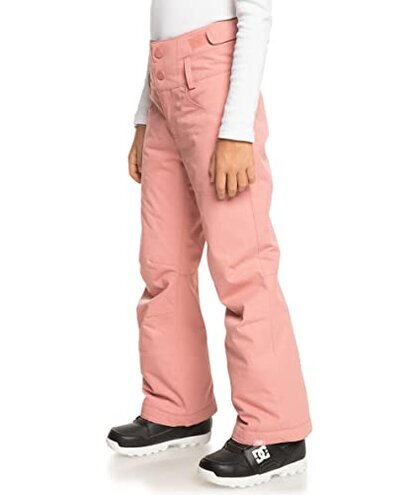 Roxy Girls Diversion Snow Pants with DryFlight Technology, 14/X-Large, Dusty Rose