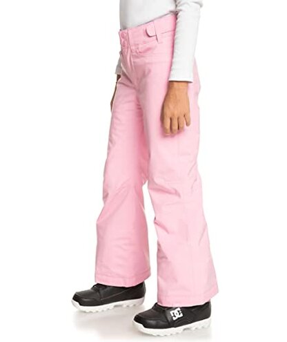 Roxy Girls Backyard Snow Pants with DryFlight Technology, 10/Medium, True Black