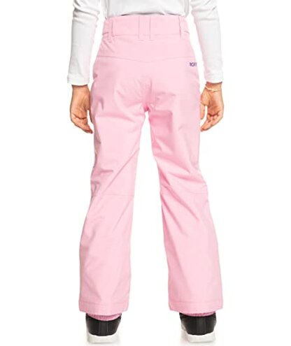 Roxy Girls Backyard Snow Pants with DryFlight Technology, 10/Medium, True Black