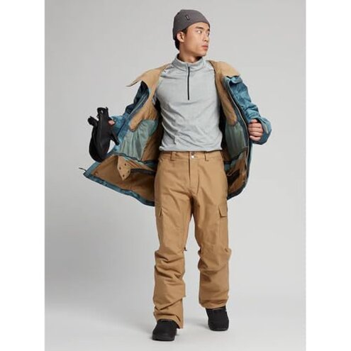 Burton Mens Cargo Pant Regular Fit, Kelp New, X-Large Short