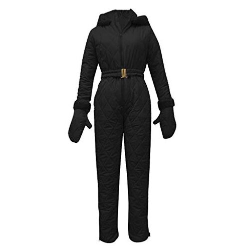 ZWRXW Ski Suit Women Winter Onesies Ski Jumpsuits Outdoor Sports Waterproof Snowsuit Warm Insulated Overall Snowboarding Gear