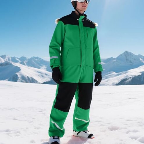 Adult Snow Suit for Men Women Unisex One Piece Snowsuit Waterproof Windproof Jumpsuits Winter Warm Outdoor Ski Suits Snowboarding Jacket Womens Snow Pants