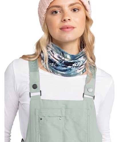 Roxy Women's Rising High Ski Pant &ndash; 15K Waterproof Stretch Snow Pant, SKINNY Fit, PFAS-Free, Lily Pad, Large