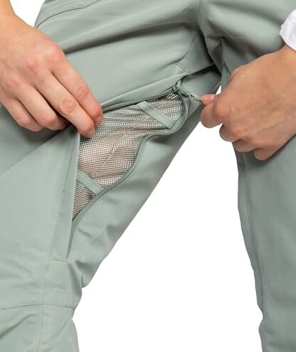 Roxy Women's Rising High Ski Pant &ndash; 15K Waterproof Stretch Snow Pant, SKINNY Fit, PFAS-Free, Lily Pad, Large