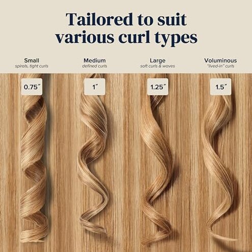 FARERY Long Barrel Curling Iron 1 Inch, Ceramic Curling Iron for Thin Hair, Infused Argan Oil & Keratin, Long Lasting Styling, 11 Adjustable Temp, Include Clips & Silicone Pad