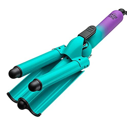 Bed Head Wave Affair Jumbo 3 Barrel Hair Waver | Quick Styling, Serious Hold, & Less Heat Damage | Heat Protectant Glove Included for Easy, Custom Styling