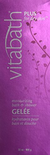 Vitabath Moisturizing Bath & Shower Gelee, Plus For Dry Skin, 32-Ounces