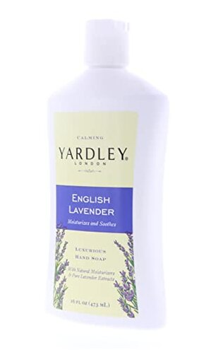 Yardley London English Lavender, Luxurious Hand Soap, Moisturizes & Soothes with Essential Oils, 16 FL OZ (473ml) - 5 Pack