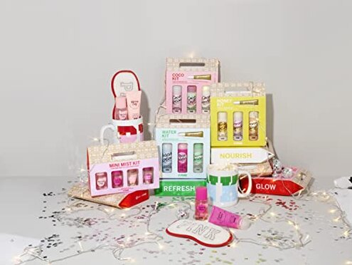 Victoria's Secret PINK Coco Body Care Gift Set: Coco, Coco Chill, Coco Vanilla Mini Lotions & Lip Mask 1.87 Fl Oz (Pack of 4)