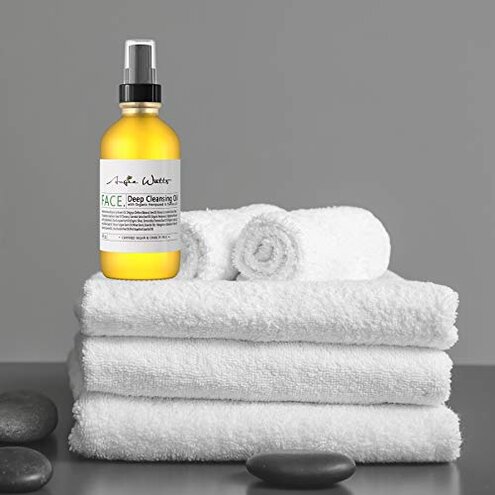 Angie Watts FACE. Deep Cleansing Oil, 4oz - All Natural and Organic Ingredients | 100% Vegan | Soap-free | With Organic Hempseed and Tamanu Oil