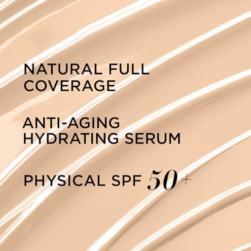 IT Cosmetics CC+ Cream (Medium) - Natural Full Coverage Foundation With SPF 50+, Color Corrector & Anti-Aging Hydrating Serum, Hyaluronic Acid + Peptides, Lightweight - 1.08 fl oz