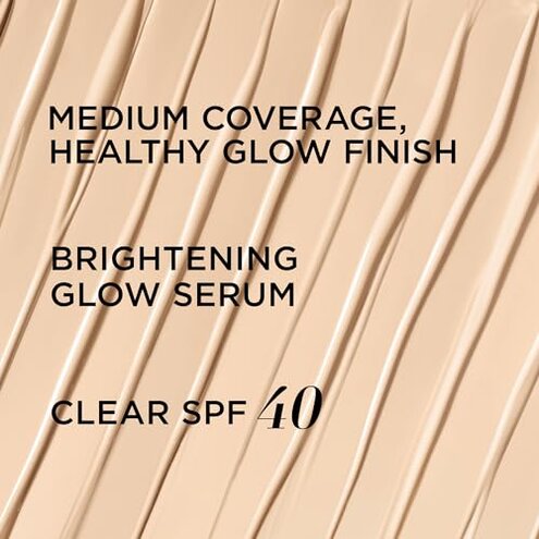 IT Cosmetics CC+ Nude Glow (Light Medium) - Medium Coverage Foundation with SPF 40 & Brightening Glow Serum, Lightweight Skin Tint, 2% Niacinamide + Hyaluronic Acid, Up to 24H Hydration - 1.08 fl oz