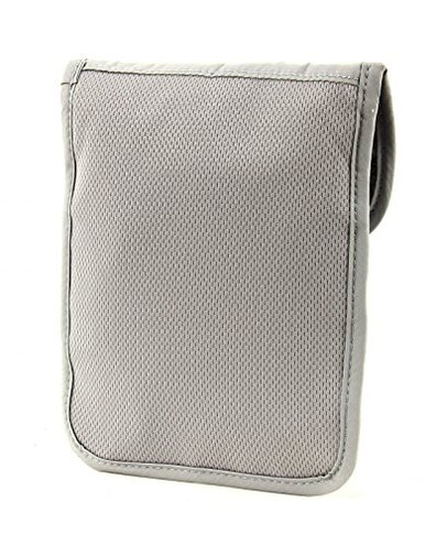 Pacsafe Coversafe X75 Anti-Theft RFID Blocking Neck Pouch, Neutral Grey
