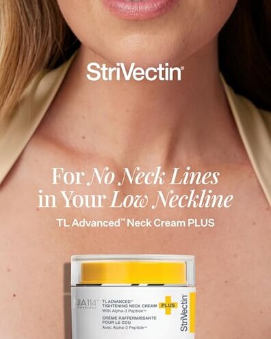 StriVectin TL Advanced Tightening Neck Cream PLUS - 1.0 oz - Tighten and Lift Neck Cream, Visibly Reduces Sagging and Crepey Skin, Improves D&eacute;collet&eacute; Lines and Wrinkles for Smooth, Youthful Skin