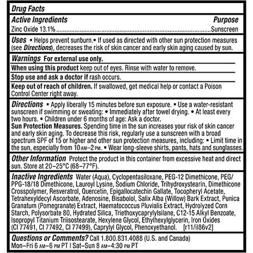 Paula's Choice RESIST Super-Light Daily Wrinkle Defense Mineral Sunscreen, SPF 30 Face Sunscreen for Oily Skin, Matte Tinted Face Moisturizer, UVA/UVB Protection, Fragrance-Free, 2 Fl Oz