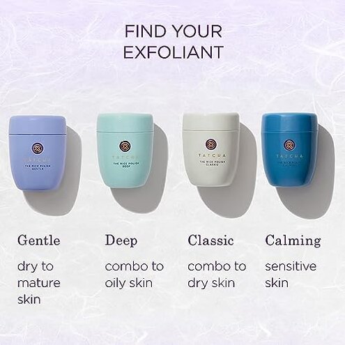 Tatcha The Rice Polish Classic | Daily Non-Abrasive Exfoliator for Combo to Dry Skin | 60 gr / 2.1 oz