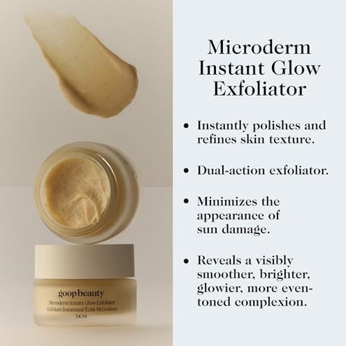 goop Beauty Microderm Body Polish | Exfoliating Scrub & Foaming Cleanser for Glowing Skin | Salts & Kakadu Plum Seed Oil for Hydration | Inspired by Microdermabrasion | 6 fl oz