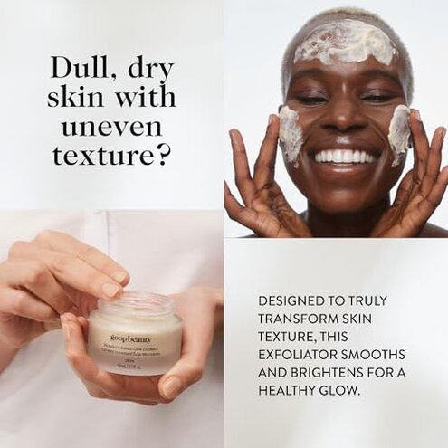 goop Beauty Microderm Body Polish | Exfoliating Scrub & Foaming Cleanser for Glowing Skin | Salts & Kakadu Plum Seed Oil for Hydration | Inspired by Microdermabrasion | 6 fl oz