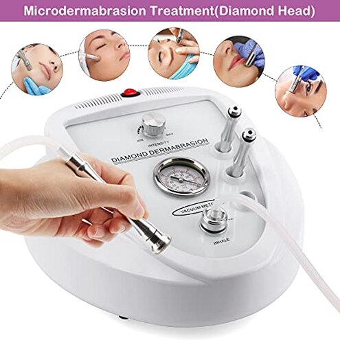 Diamond Microdermabrasion Machine, Yofuly 65-68cmHg Suction Power Professional Dermabrasion, Home Use Facial Skin Care Equipment