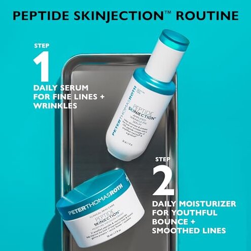 Peter Thomas Roth | Peptide Skinjection™ Amplified Wrinkle-Fix Serum, Clinically Proven Refillable Serum for Anti-Aging and Loss of Firmness, Matrixyl and Argireline, For All Skin Types