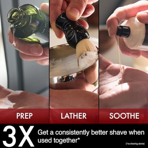 The Art of Shaving After-Shave Balm for Men - Face Moisturizer, Clinically Tested for Sensitive Skin, Sandalwood, 3.3 Fl Oz (Pack of 1)