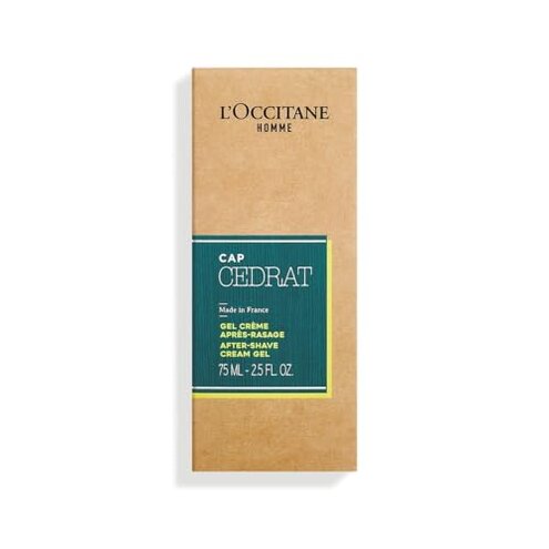 L'OCCITANE Soothing Cade After Shave Balm, 2.5 Fl. Oz: Hydrating, Soothe After Shave, Reduce feelings of irritation, With Shea Butter + Cade Essential Oil