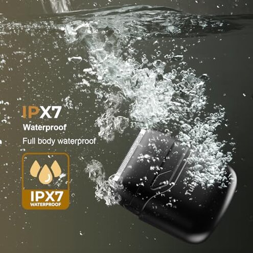 Tulzim Electric Foil Shaver for Men: Portable Electric Razor for Beard/Face - 3 Floating Blade LED Display USB-C Fast Rechargeable - IPX7 Waterproof for Travel & Home - Carbon Gray