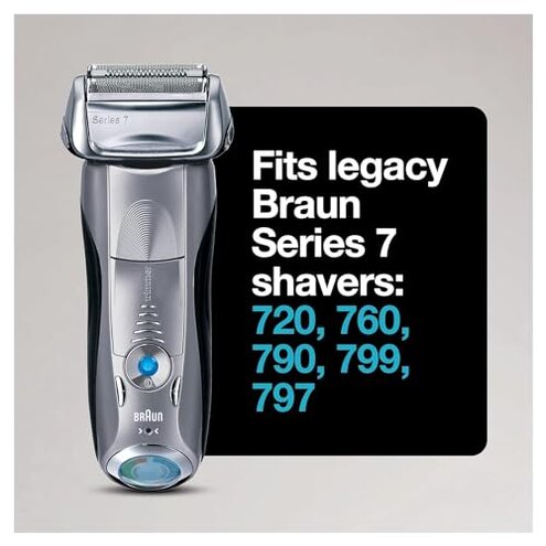 Braun Series 7 70S Electric Shaver Head Replacement Cassette &ndash; Silver
