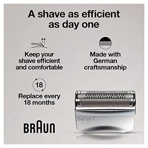 Braun Series 7 70S Electric Shaver Head Replacement Cassette &ndash; Silver