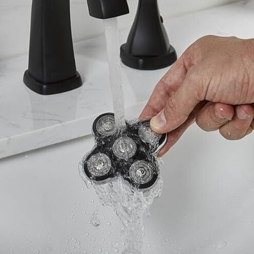 Remington XR7000 Balder Pro Rotary Shaver Rechargeable Waterproof Electric Razor for Men Cordless Lithium Power 5 Dual Track Flexing Heads and Pop-Up Trimmer Black