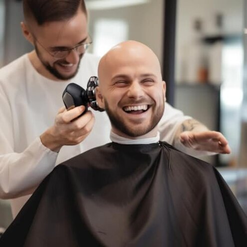 SHPAVVER Head Shavers for Bald Men: 5-in-1 Upgraded Electric Razor - IPX7 Waterproof Shaving Grooming Kit for Balder - Turbo Speed & Precision Blades (Gold Black)