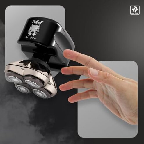 Skull Shaver - Pitbull Silver PRO SX5 Head and face Shaver